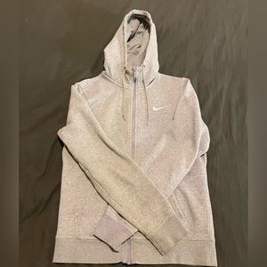 Nike gray zip up jacket